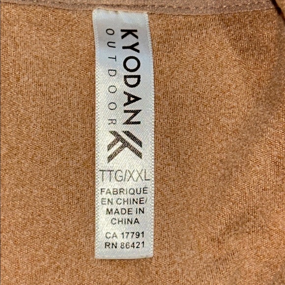 Kyodan Women’s Camel Cowl Neck Long Sleeve Top – Soft Knit Pullover – Size XXL - Picture 4 of 7